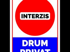 Semn interzis drum privat